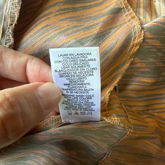 Derek Lam for Design Nation bubble hem mini dress size XL sleeveless peach gray - Picture 13 of 13